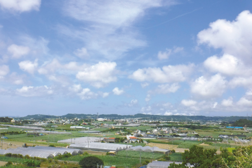 東風平の風景